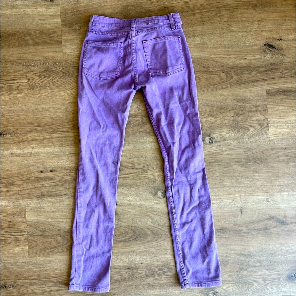 Vintage American Apparel Purple Skinny Jeans